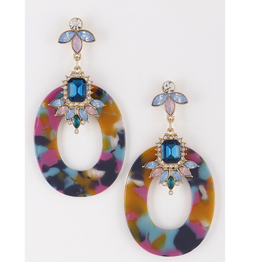 Fashionista Earrings || Acrylic Earrings